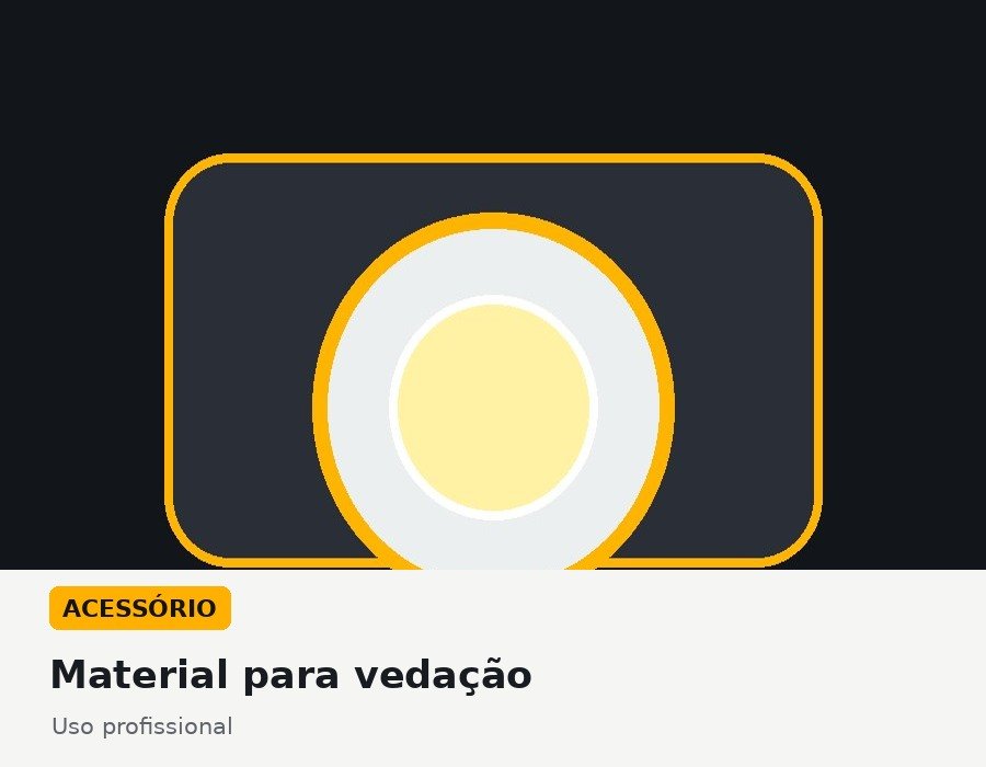 Material para vedação de farol