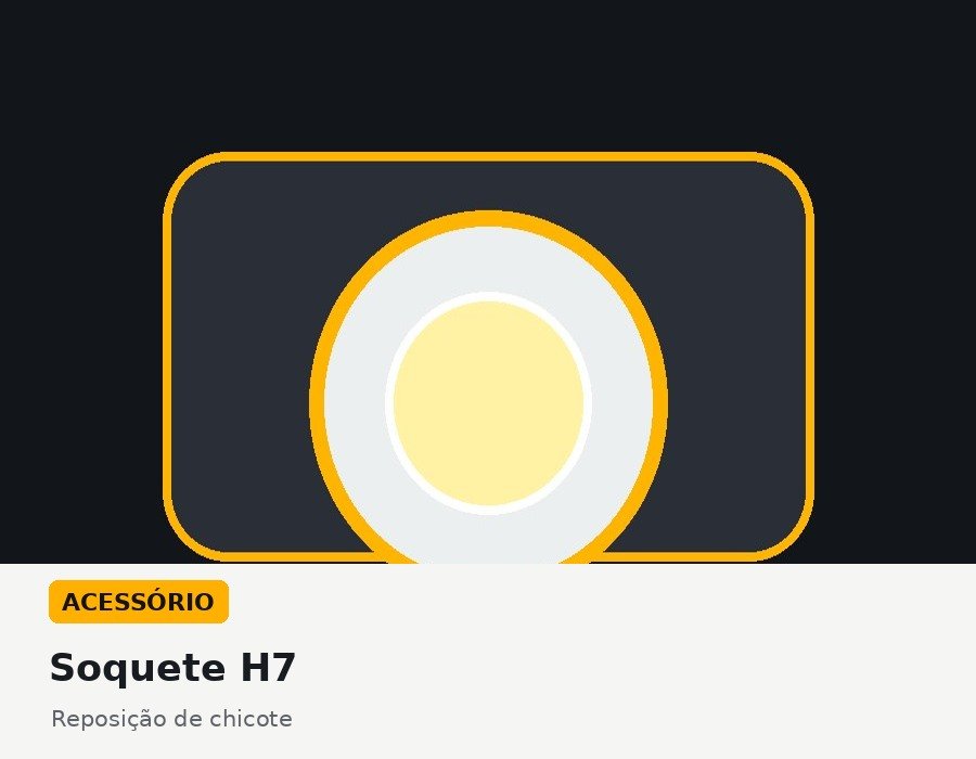 Soquete H7 automotivo